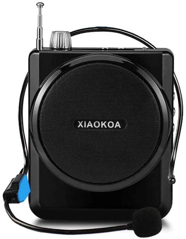 Усилитель голоса XIAOKOA, микрофонный усилитель с мини-портативным громкоговорителем для экскурсионных гидов, учителей, речи, Радио, микрофон