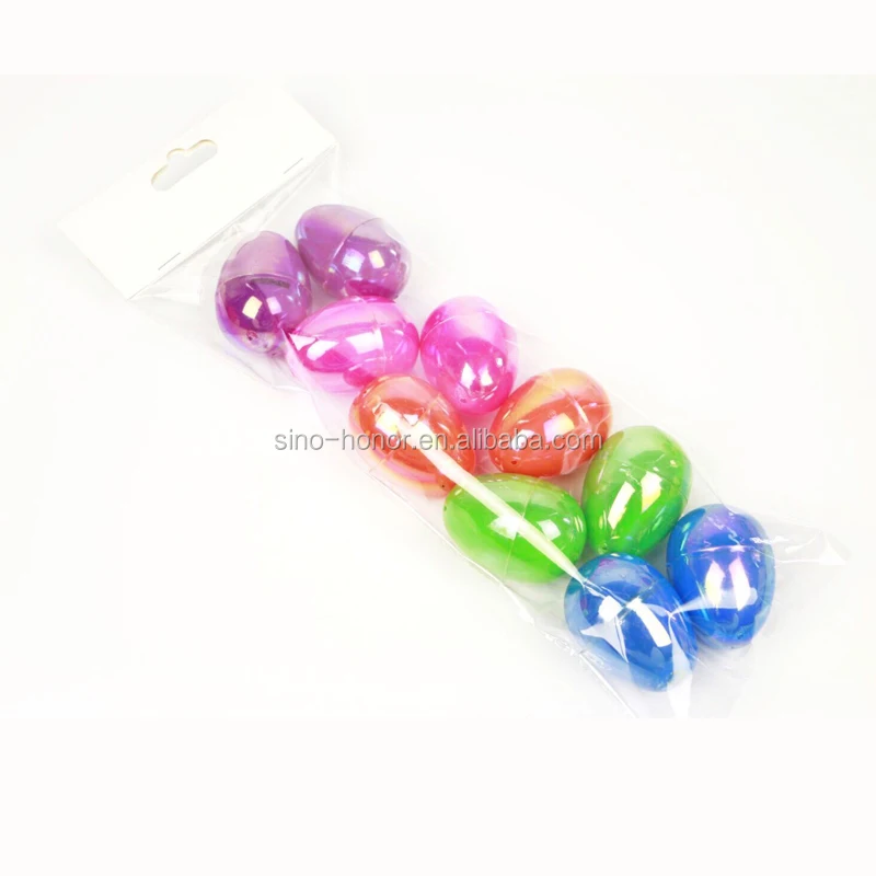 plastic metallic color eggs pearlized color eggs plastic easter eggs