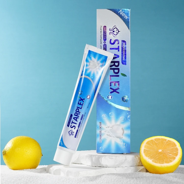 Starplex Fluoride Herbal Salt Toothpaste Brightening for Adults Whitening Dental Care for Home Use