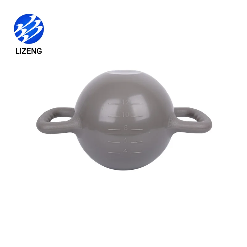 Спортивный фитнес Регулируемый Вес наполненный водой чайник Колокольчик для йоги