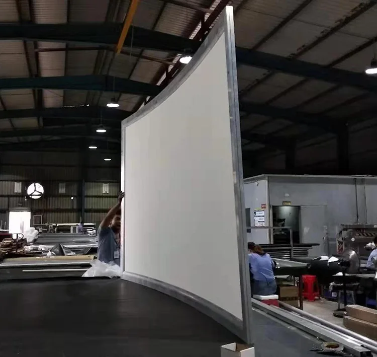 Home Theater System Cinema Screen Frame Projector Screen Curved Fix Frame 3d 4k 10cm Fixed Frame Projector Screen With No Moq