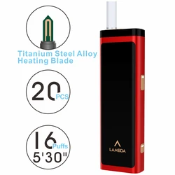 2020 New Heat No Burn Device LAMBDA T3 Heat Tobacco Sticks Heet Dry Herb Kits Electronic Cigarette Original Manufacturer