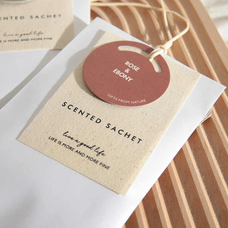 Long-Lasting Scented Car Air Freshener Custom Sachets Bag Wardrobe Deodorizer Hanging Sachets