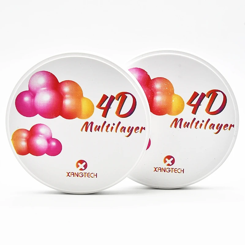 Open system High quality 98MM 4D multilayer zirconia block dental ceramic teeth