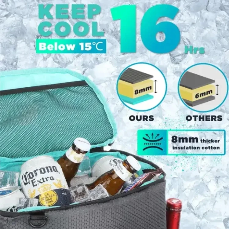 Wilson Custom 30 Cans Waterproof Lightweight Picnic Insulated Backpack Ice Cooler Bag Leak-Proof Soft Cooler Backpack For Food