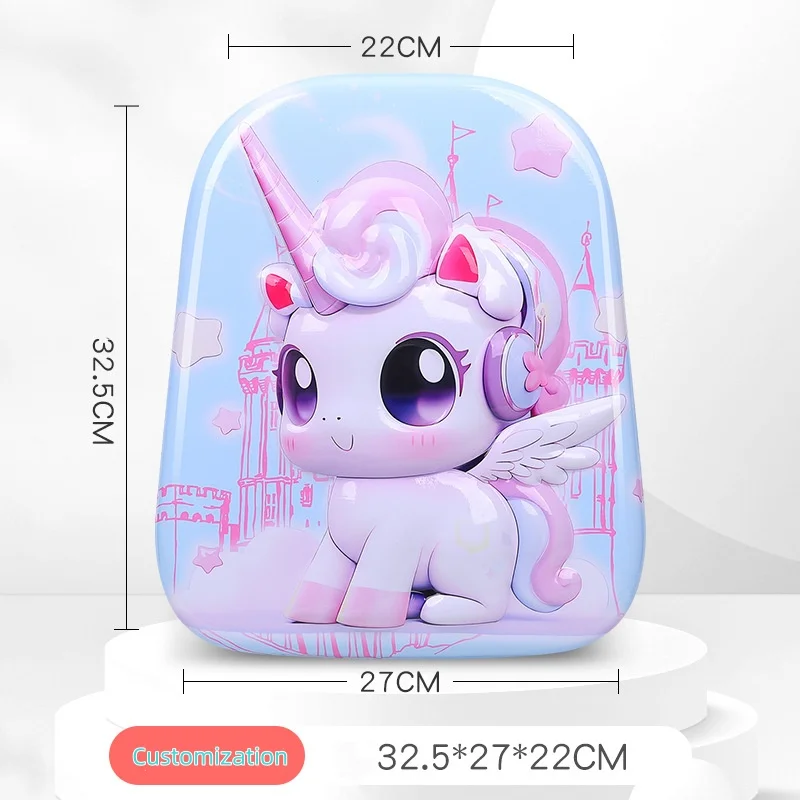 Dong-Ao 3D hard shell OEM sourcing factory 12inch cartoon backpack school bag printing design for new 2024 mochila