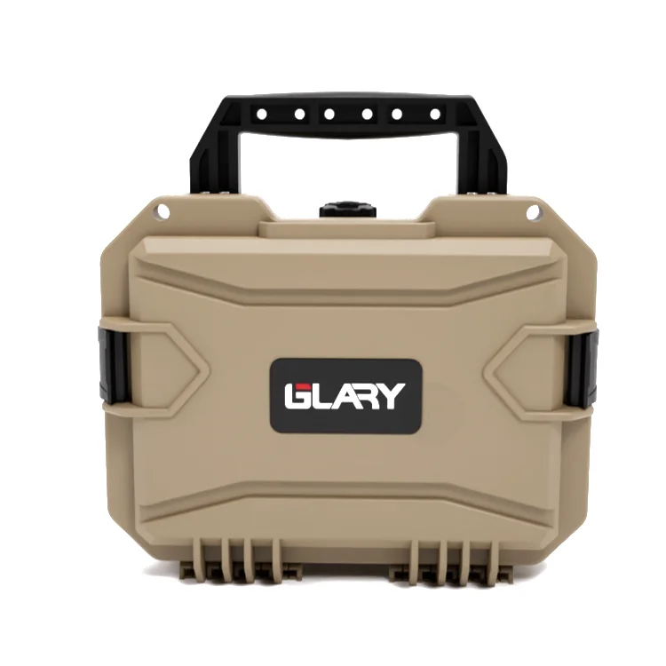 GLARY portable outdoor hard drive storage case rugged external hard drive carrying case box lightweight hard drive case box