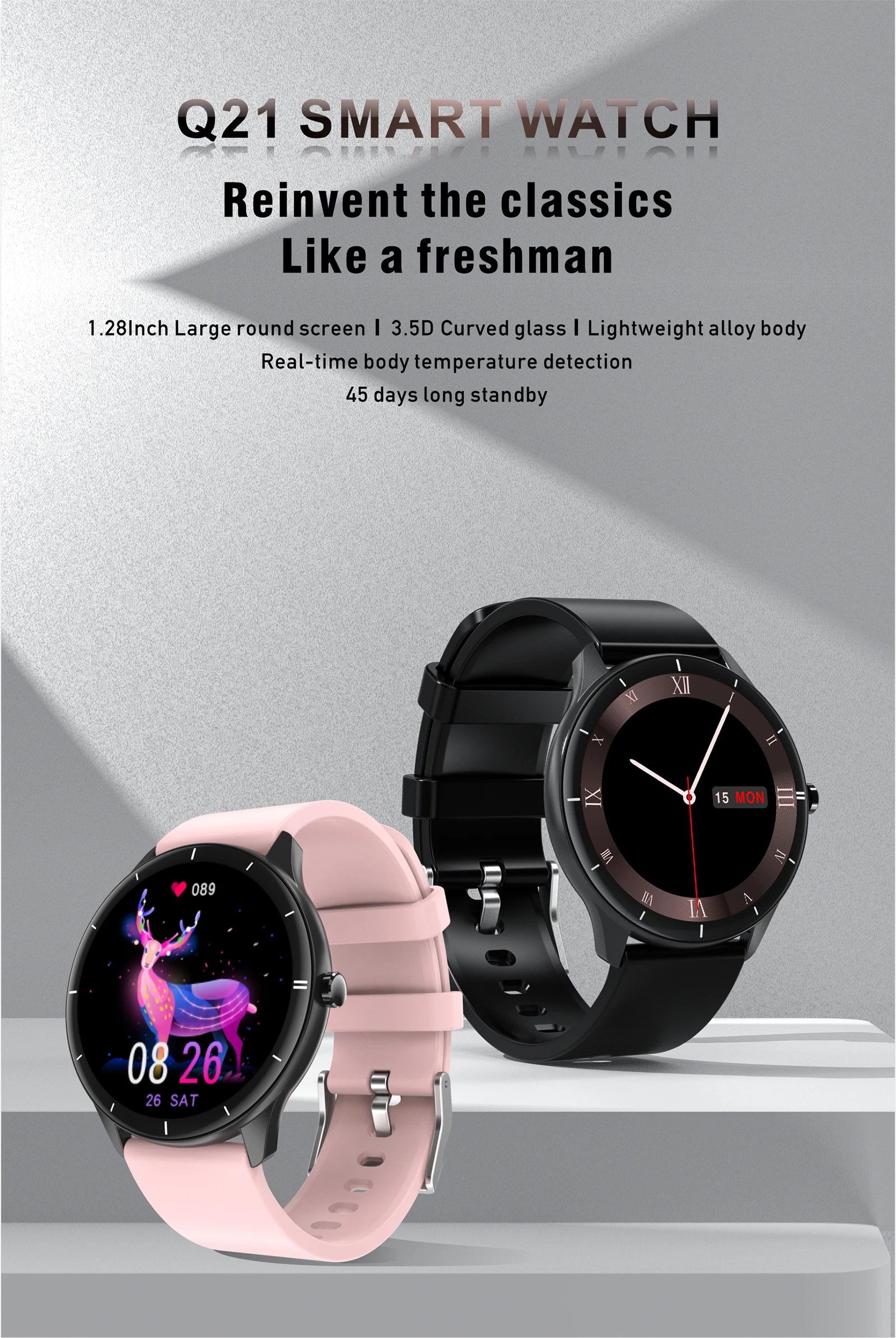 accurate temperature monitoring smart watch tw6 wearfit2.0 ble 5. 4 smartwatch man full screen touch shake take photos