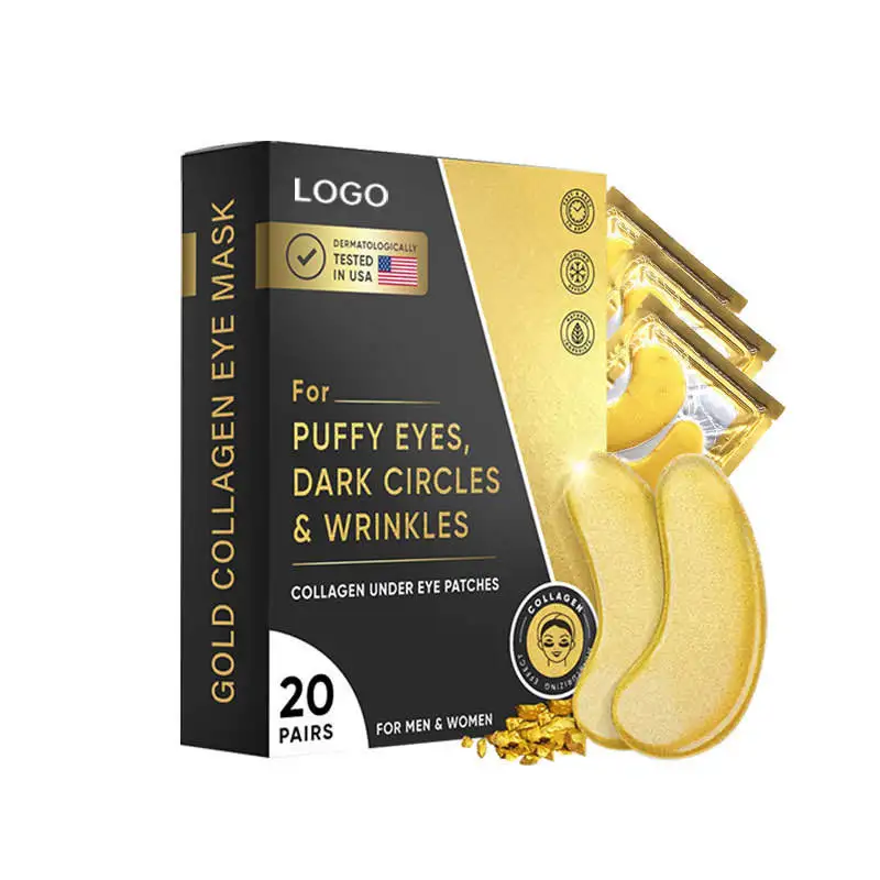 Маска под глазами, 24 каратного цвета