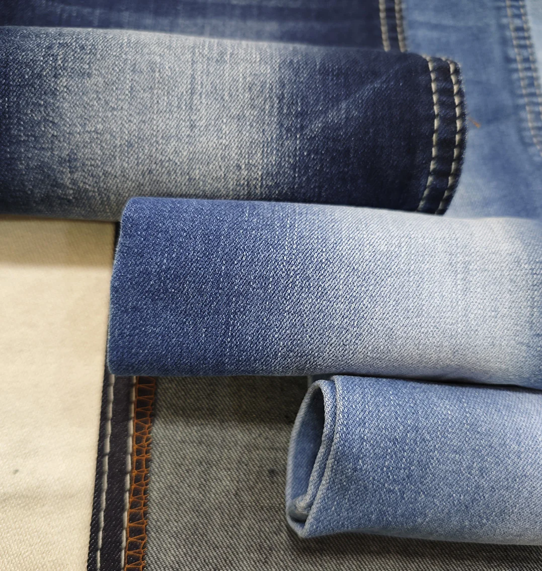 China Factory Wholesale Denim Fabric High Stretch 100% Cotton Denim Fabric