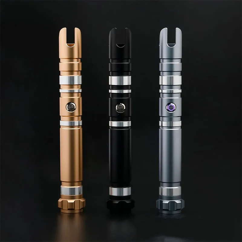 TESKU StarWar Metal Lightsaber 10 tone 12 color RGB splice smooth swing