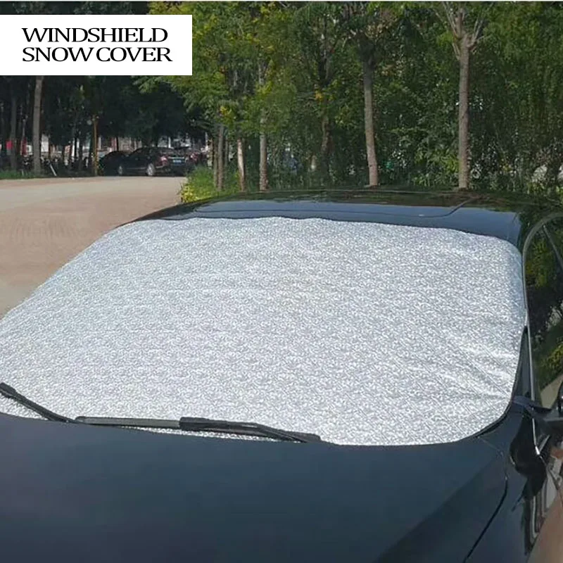 Best Price Waterproof And Frost Proof Car Windshield Snow Cover For Car SUV Universal Car Sunshade