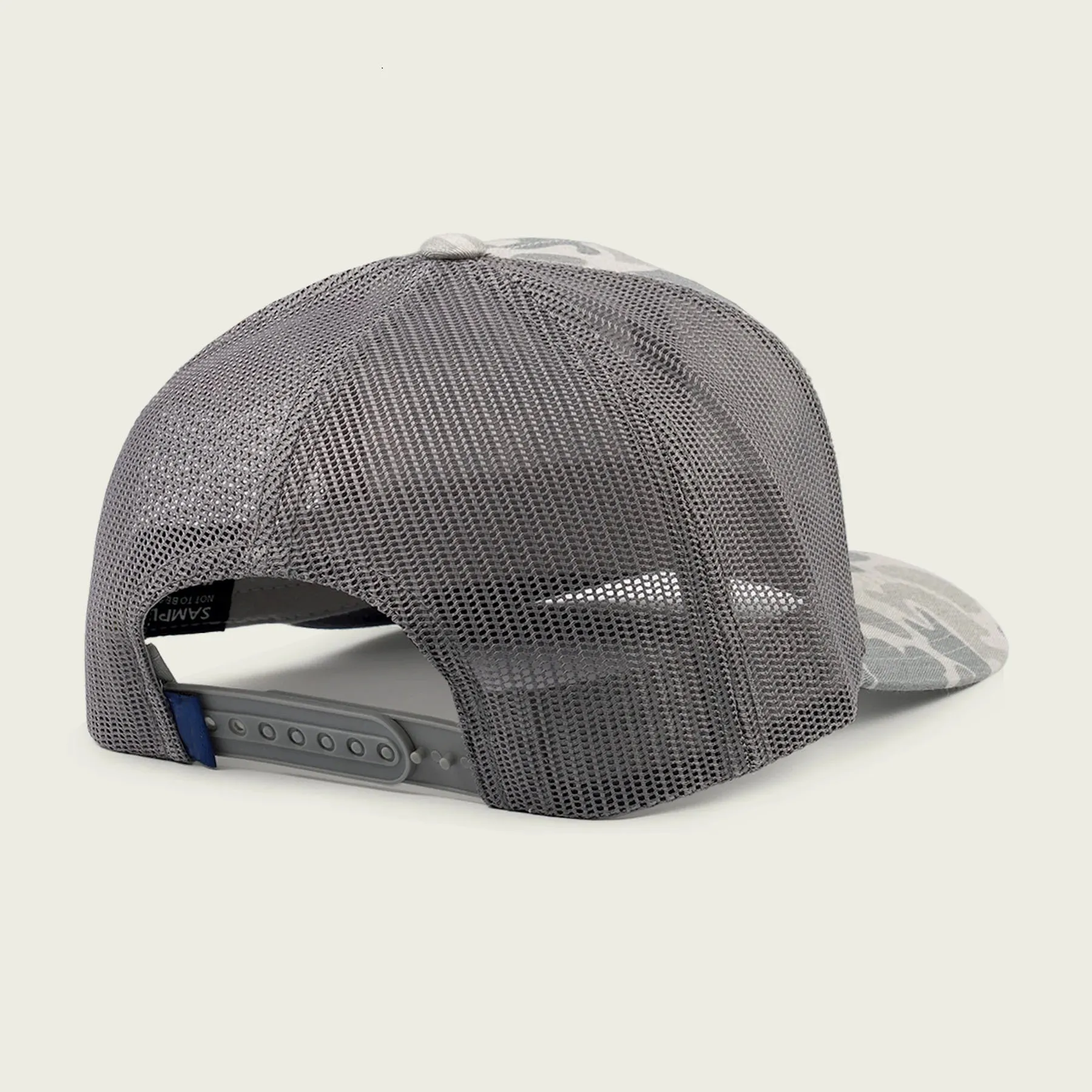 High crown 2 tone Woven Fitted With side stripes Western Leather Embroidery Animal Pu Short bill Camo Trucker Hats