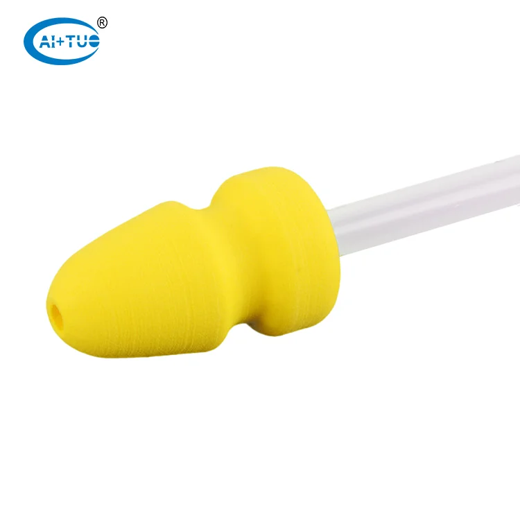 Трубка для доставки спермы, используемая для свиноматок при искусственном оплодотворении, одноразовый пенопластовый катетер для спермы свиней