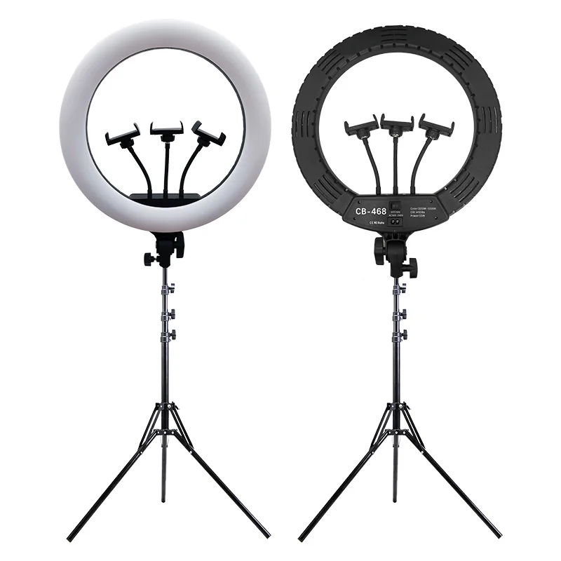 ring light Beauty 45cm 18inch circle lamp 65w 485 leds ansell ringers