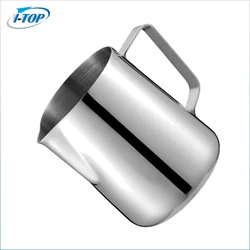 High Quality 350ml 600ml Coffee Espresso Milk Frothing Pitcher with Measurement Scales Stainless Steel Milk Jug