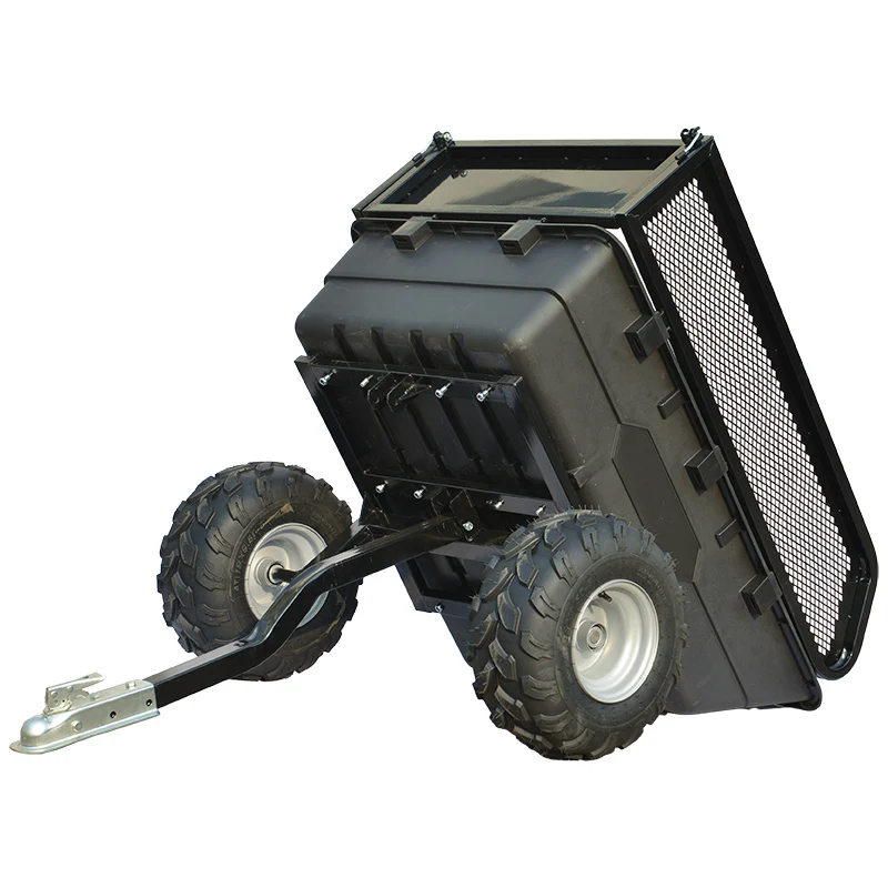 High Quality Motorcycle Car Tow-Behind Transport Outdoor Garden Durable Atv Cart Wagon Utility Trailer