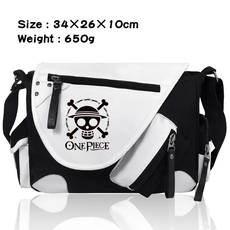 13 Designs Pirate King Luffy Nami Sanji Chopper Zoro Anime PU Canvas Backpack Cartoon Travel Storage Shoulder Bag