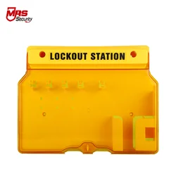 MRS lockout tagout station master lock covered padlock station large combination lock safety lockout station