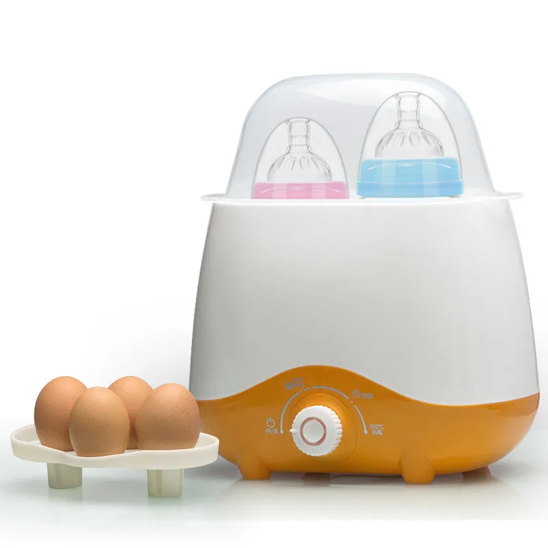 New Hot Sale Baby Automatic Thermostatic Milk Heater Multi Function Double Bottle Bottle Sterilizer Two In One