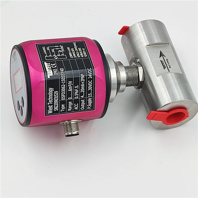 Cheap price digital pulser fuel oil gauge flowmeter density water flow meter diesel 3' turbine flowmeter manufacturer