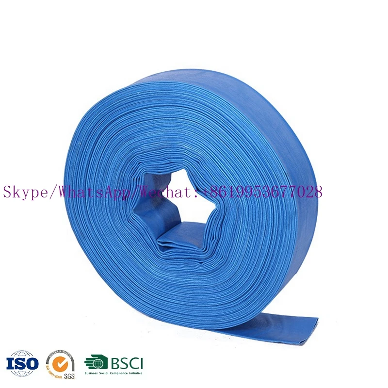 3/4- 10 inch water irrigation pvc lay flat hose from factory