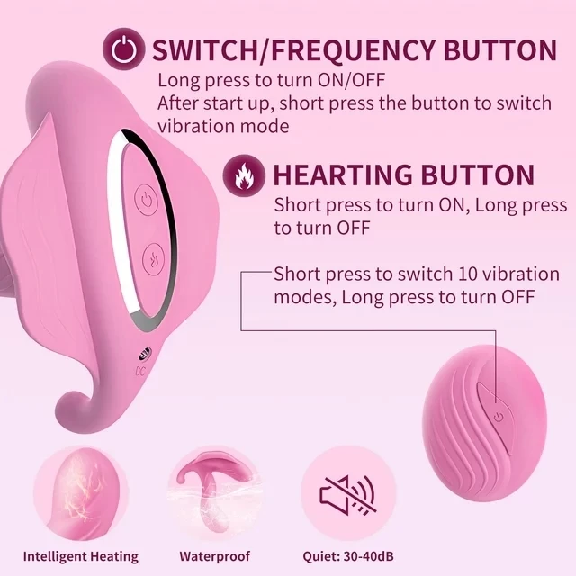 Female Wearable Clitoris Stimulator Adult Erotic Product Butterfly Wireless Control Strapon Dildo Vibrator Vibrating Eggs