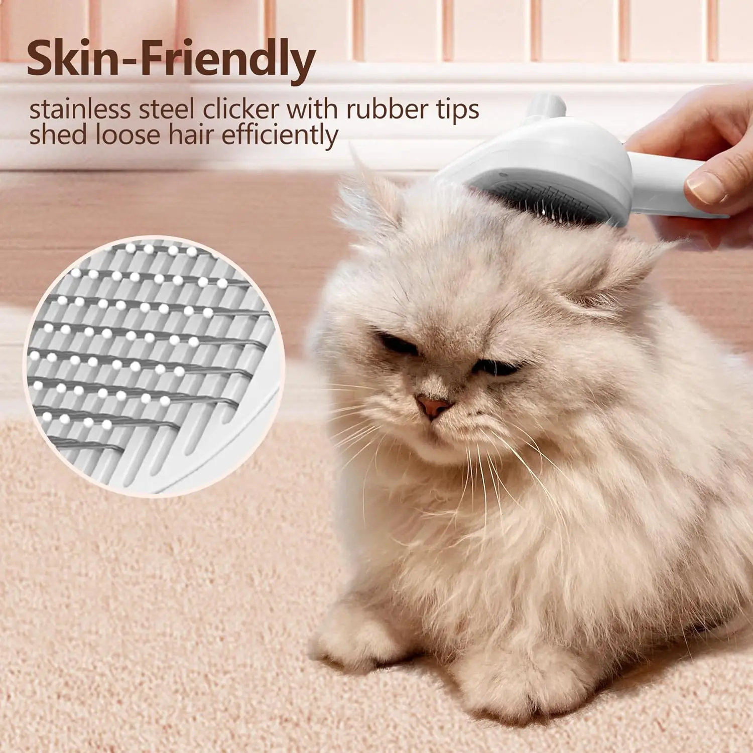 2024 Steamy Cat Brush Electric Self Cleansing Cat Brush With Steam Spray For Massage Pet Grooming Comb Hair Removal Combs