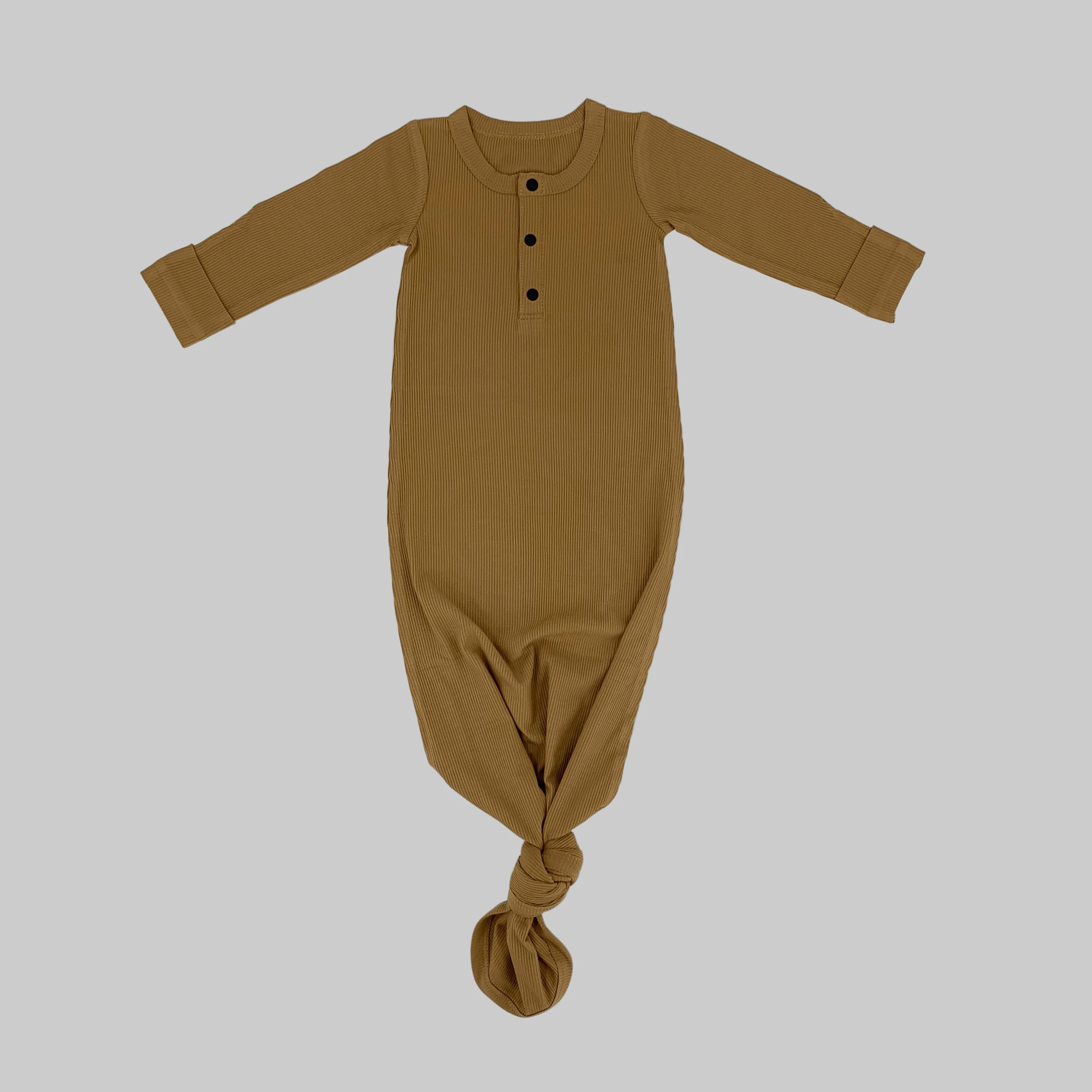 Wholesale Exfatter Baby Bamboo Fiber and Organic Cotton Baby Henry Gown