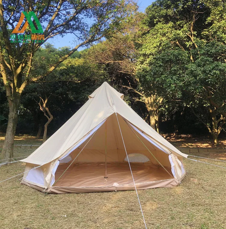 Bell tent cotton canvas outdoor glamping tents