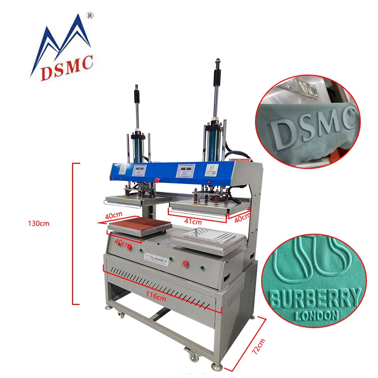 Leather embossing machine Hydraulic embossing machine for clothing 40x40 embossing 3d iron machine