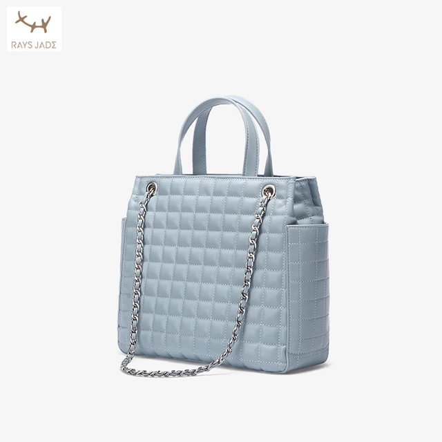 New Mochila Para Damas Latest Fashion Vegan Leather Women Backpack Wholesale Price Ladies PU Quilted Geometric Backpack