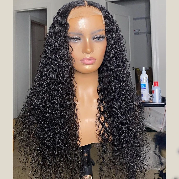 100% Remy Natural Human Hair Wig 150 Density 13X6 Lace Frontal Water Wave Wig
