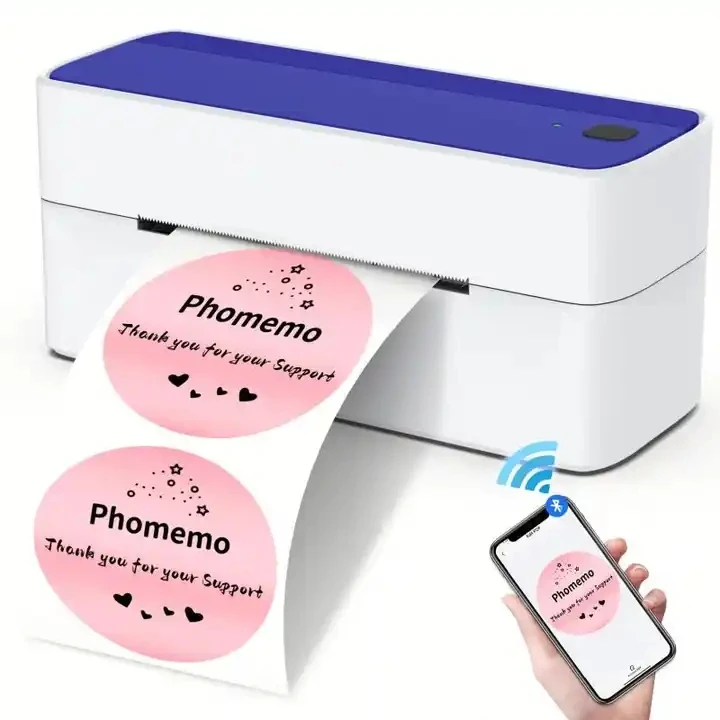 Phomemo 4x6 Envelope Phone Mobile Thermal Blue tooth Label Shipping Printer For Ebay