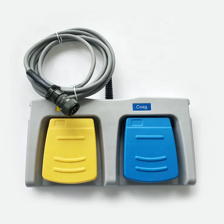 Для Valleylab силы FX-8C/EX Электрохирургический ножной переключатель Двойной Педали одобренный CE 4 Пина IP68 биполярные Micro медицинский ножной переключатель