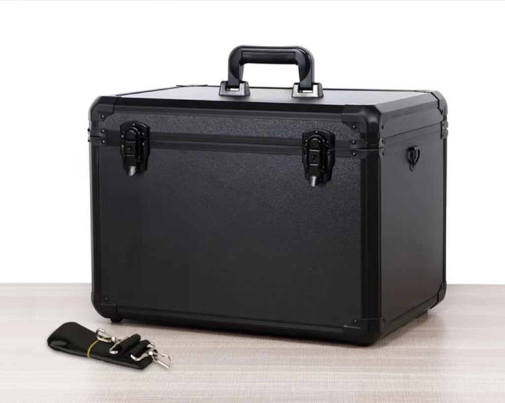 Заводская поставка высокое качество футляр для переноски жесткий хранения чемодан инструментов с пеной «сделай сам» разделитель и плечевой ремень