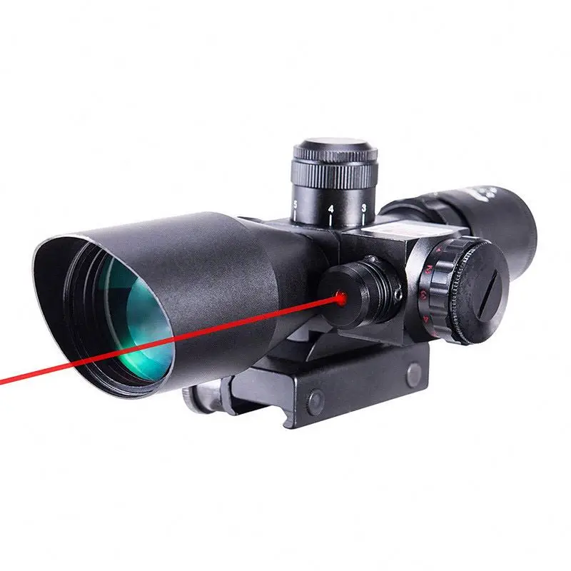 Tactical 2.5-10x40E Airgun hunting Scope Optics Riflescope Mil Dot Dual Illuminated electronic Red Dot scope airsoft ar15 scope
