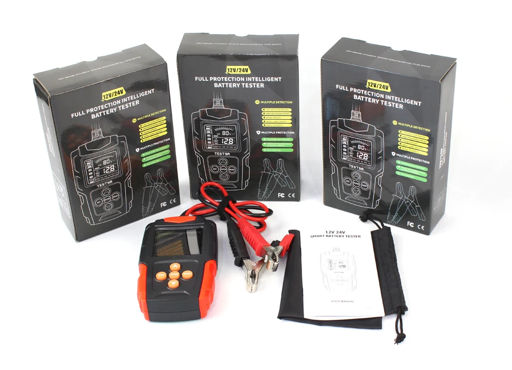 Lead acid battery tester 12V24V battery tester CCA internal resistance tester automobile battery analyzer
