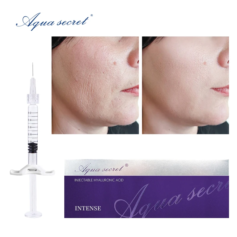Aqua Secret superficial gloss acido hialuronico lip filler injection for rejuvenation