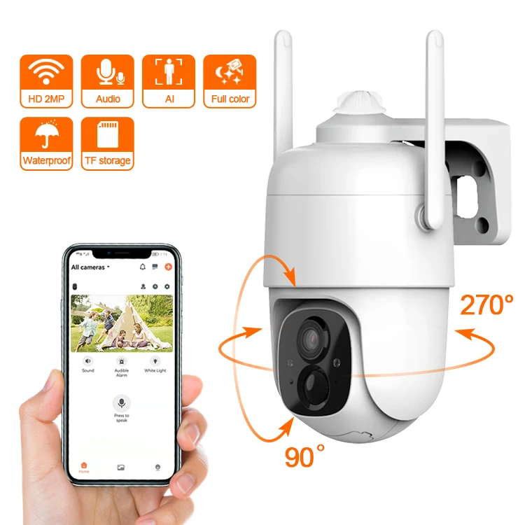 Cheap Price Wifi Ip Outdoor Battery Wireless Cctv Home Mini Smart Hidden 2k With 5mp 1080p Indoor Ptz Security Cameras