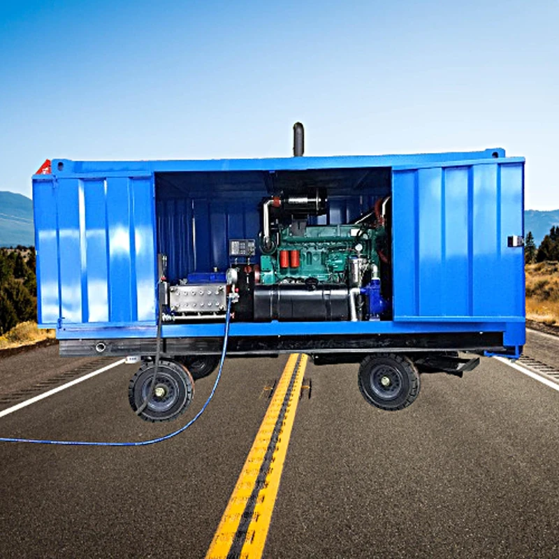 Factory Price 150Mpa Ultra High Pressure Water Jetting Pump Cleaner Cleaning Machine Hydro Blasting Equipment