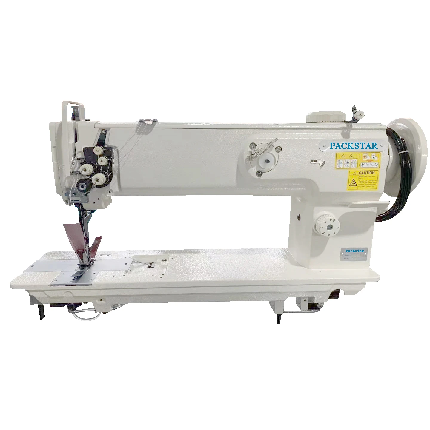 2-needle 18 Inch Long Arm Walking Foot Leather Sewing Machine