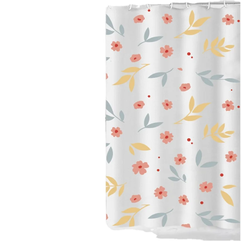 
Wholesale Fashion Medium 180*200cm Plastic PEVA Bathroom Shower Curtain Modern All-season Not Support 3 Colors Massage Brush 
