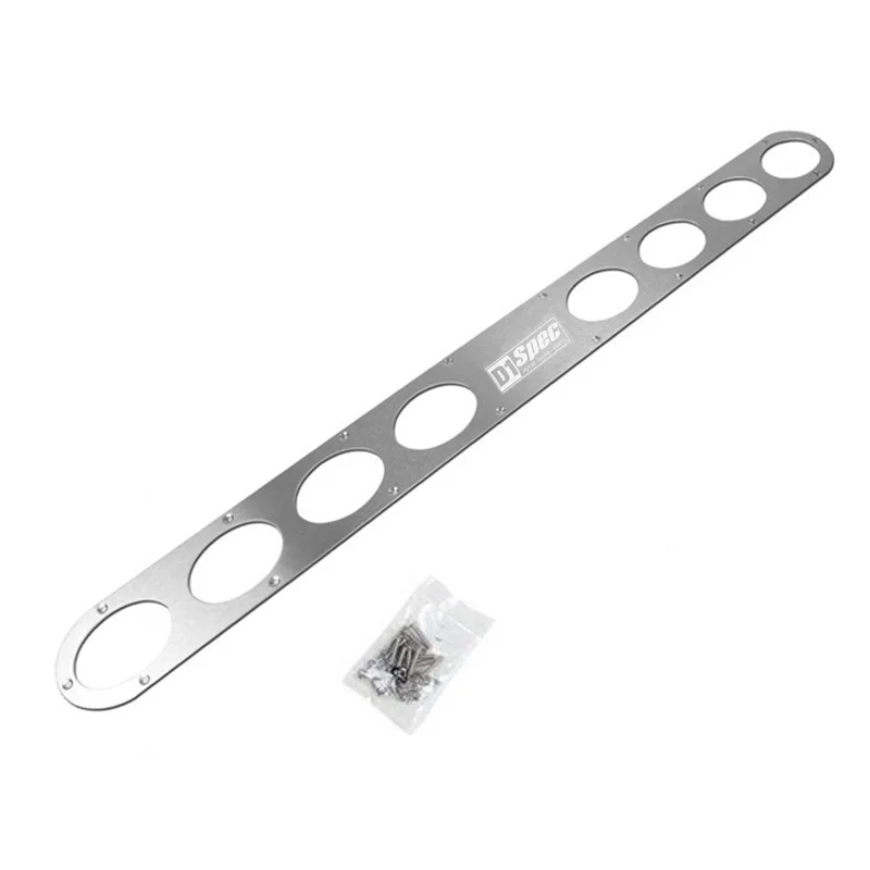 D1 Long Aluminum Rear Bumper Air Diversion Diffuser Panel 8 Hole for Honda Civic Ek EK4 EK9 EP-RWD8T