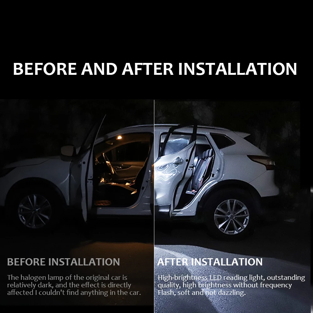 HAIZG the latest t10 led light 4014 led canbus 100% waterproof festoon light