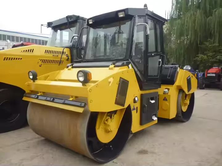 14 tons Hydraulic double drum vibratory road roller compactor