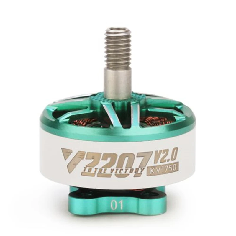 T-мотор Velox V2207 V2 1750KV 5-6S бесщеточный двигатель для фристайла RC Drone FPV Ring