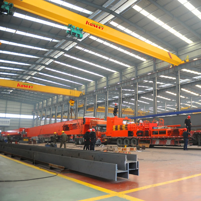 KOMAY European Standard Single Beam Crane 10 Ton European Workshop Girder Bridge Crane