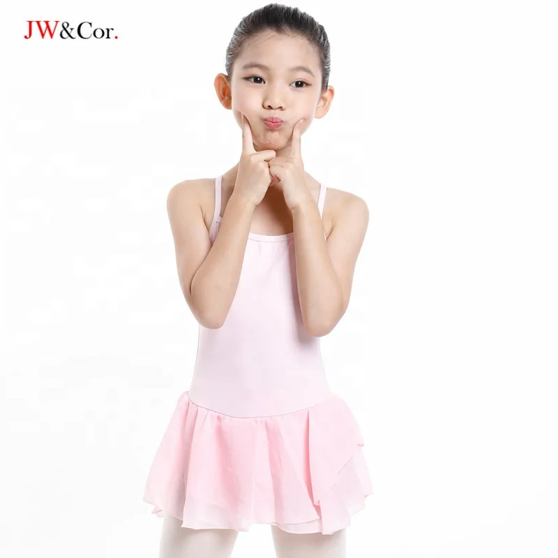 JW, индивидуальный логотип, тренировочная балетная юбка для девочек, трико, танцевальная одежда, розовый детский танцевальный трико