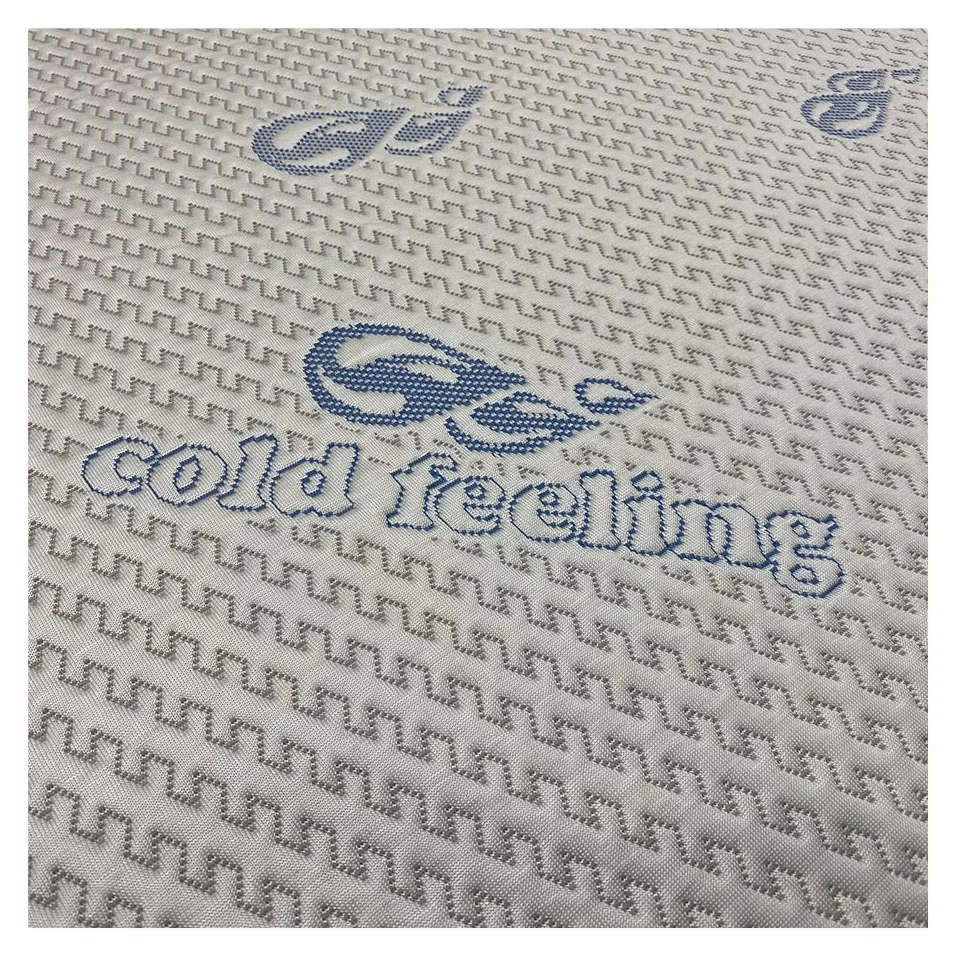 Soft Comfortable 300D PE Cooling Knitted Jacquard Cooling Fabric Mattress Fabric